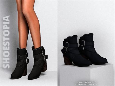 Shoestopia I Love Me Boots Los Sims 4 Download Simsdomination In