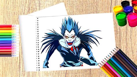 How To Draw Ryuk Youtube