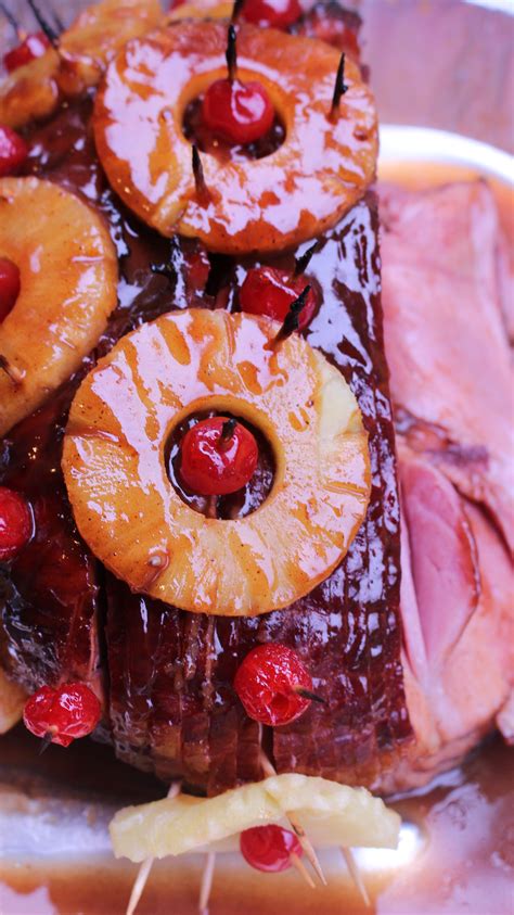 Pineapple Glazed Ham I Heart Recipes