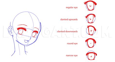 How To Draw Anime Girl Faces Step By Step Drawing Guide By Desibell