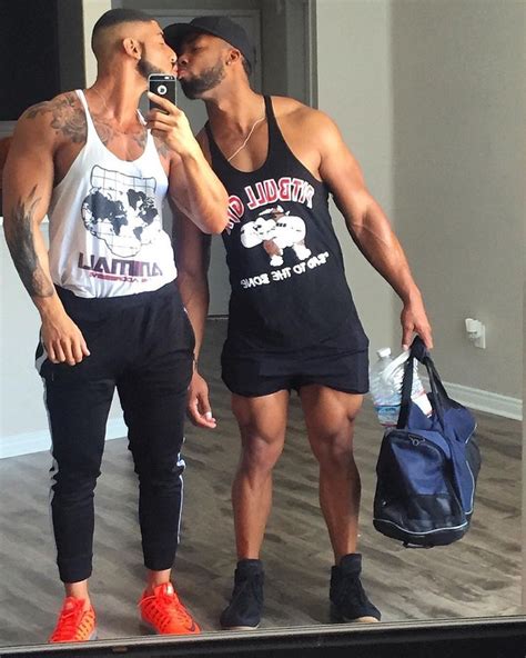 Hottest Muscular Black Gay Men Kissing Lawpczee