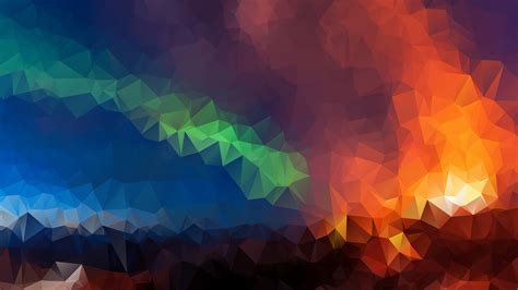 Abstract Colorful Polygon 8k 7680x4320 Low Poly 2843926 Hd