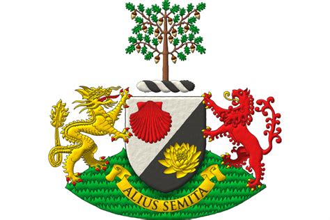 The Coat Of Arms Of Alain Fontaine Salmeron Heraldry
