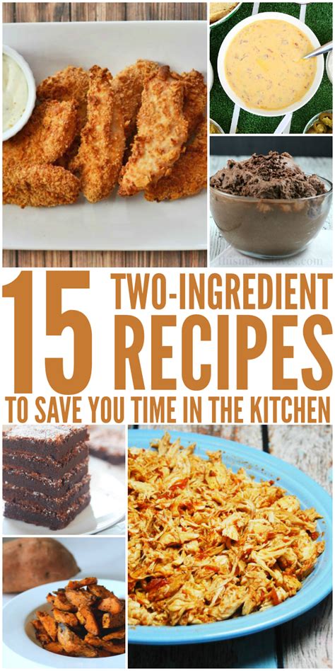 15 Super Simple 2 Ingredient Recipes