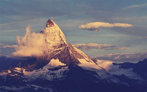 Sky Nature Cervino Landscape Mist Clouds Mountains Matterhorn