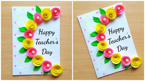 Diy Easy Teachers Day Card Handmade Teachers Day Card Making Idea
