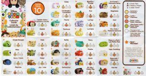 #disney tsum tsum #tsum tsum collection #december tsum tsum #monthly tsum tsum #the princess and the frog. Tsum Tsum Series 10 Collector's Guide List Checklist Front - Kids Time
