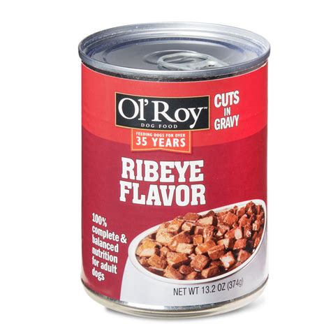 Ol Roy Cuts In Gravy Ribeye Flavor Wet Dog Food 132 Oz