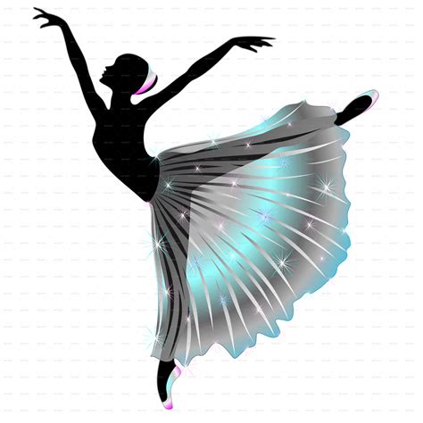 Classical Dancer Graceful Ballerina By Bluedarkat Graphicriver