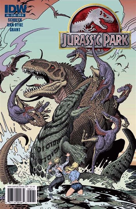 Jurassic Park Comic Book Michael Crichton Jurrassic Park Park Art