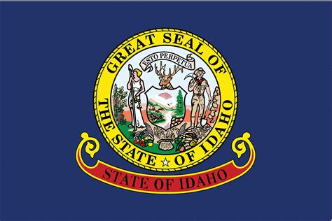Nylglo Idaho State Flag 3 Fth X 5 Ftw Outdoor 2nej3141360 Grainger