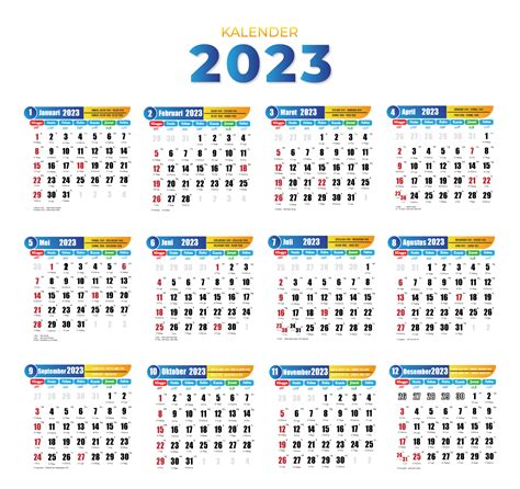 Kalender 2023 Lengkap Dengan Tanggal Merah Masehi Hijriyah Jawa Cloud