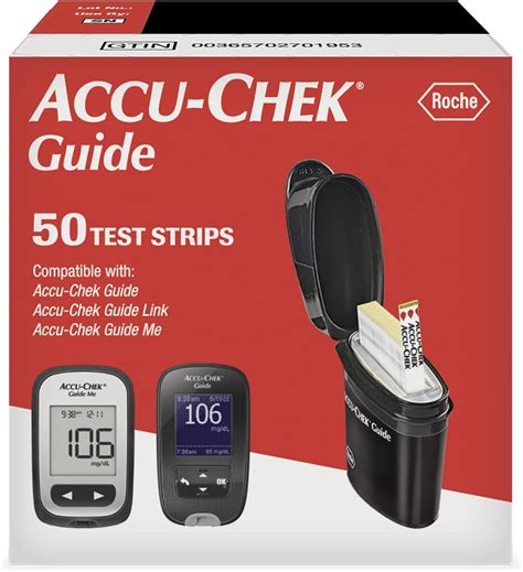 Accu Chek Guide Glucose Test Strips For Diabetic Blood