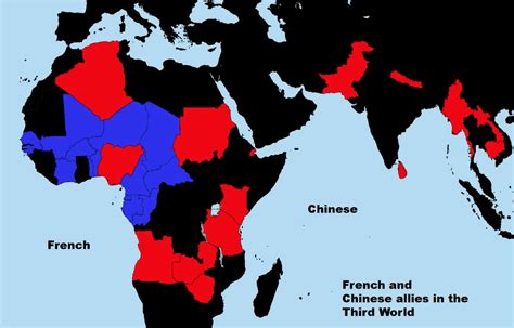 Current French And Chinese Allies In The Third World According To