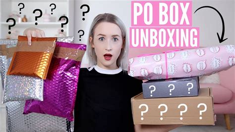 huge surprise po box unboxing sophie louise youtube