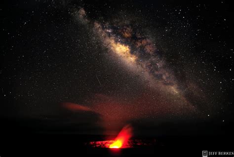 2009 Perseid Meteor Over Haleakala Volcano Maui Hi Beauty In