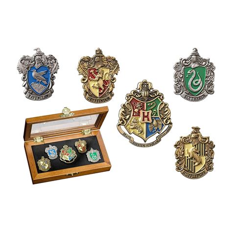 Buy Hogwarts House Pins By The Noble Collection Set Of 5 Metal Hand