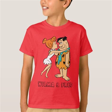 The Flintstones Wilma Kissing Fred T Shirt