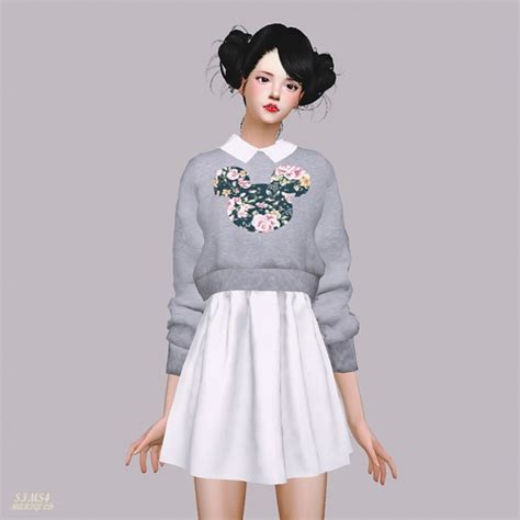 Knit Sweater One Piece At Marigold Sims 4 Updates