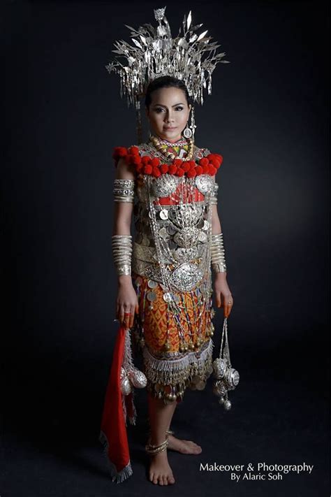 Kumang Gawai 2014 At Kuching Sarawak Malaysias Borneo Traditional Outfits Traditional