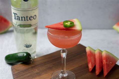 Jalapeño Watermelon Margarita — Tanteo Tequila Watermelon Slices