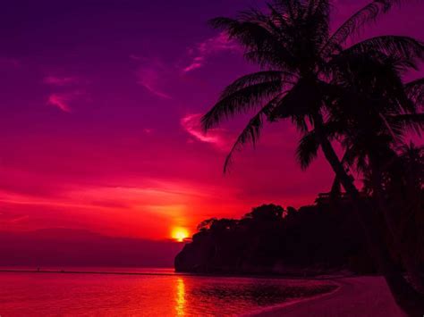 1024x768 Resolution Seashore Colorful Sunset 1024x768 Resolution