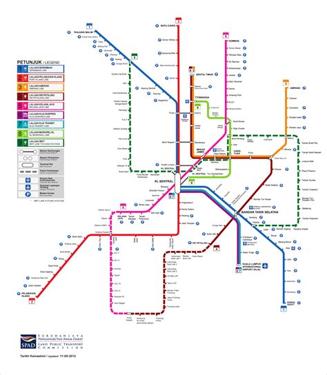 Lrt mrt train route lines 2. KV-Integrated-Map - Kaki Jalans