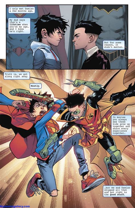 Post Batman Clark Kent Damian Wayne Dc Jon Kent Justice League Robin Summumee Superboy