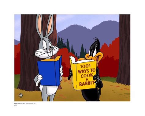 Bugs Bunny And Daffy Duck Cel Related Giclee 1001 Ways To C