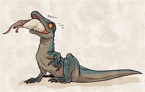 Blue Jurassicworld Velociraptor Beta Cute Blue Jurassic World