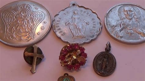 Religious Pins Tokens And Pendants Youtube