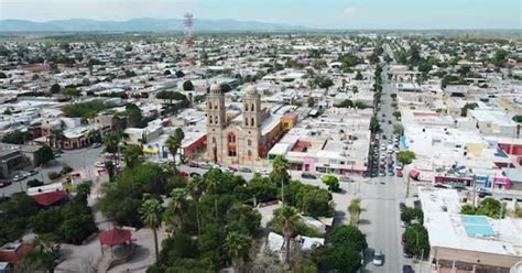 Aerial View Of San Pedro Coahuila Mexico Stock Video Envato Elements