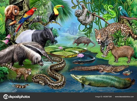 Amazon Rainforest Animals In South America Amazon Rai - vrogue.co