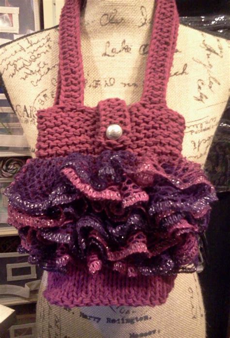Come see our amazing assortment of bags & more! String Theory Fiber Works: Tiny Tutu Tote - Ruffle Loom ...