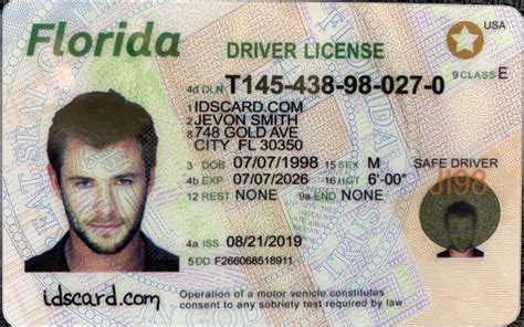 Can i get a florida state id card. Florida Fake ID Driver License FL Scannable ID Card in ...