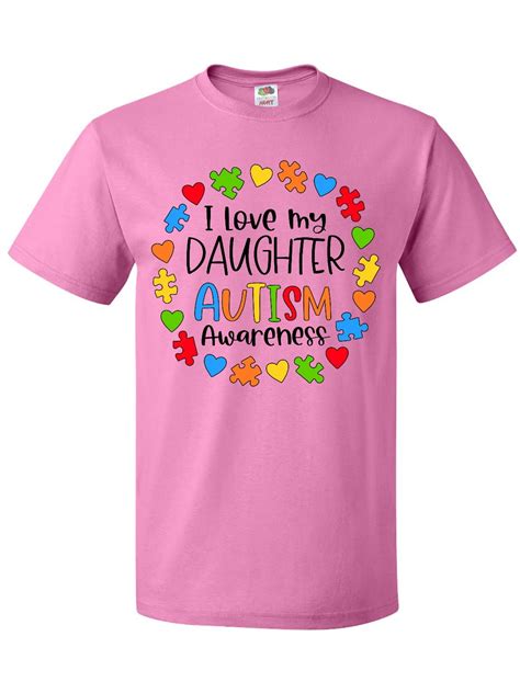 Inktastic I Love My Daughter Autism Awareness T Shirt