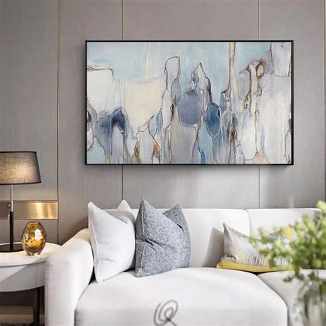 Modern Abstract Living Room Wall Art Vintage Subdued Palette Nordic