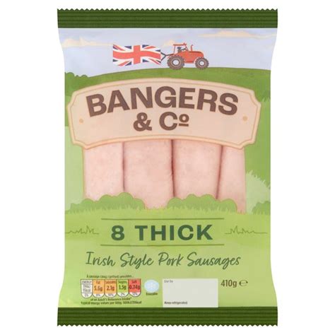 Bangers And Co 8 Pork Sausages Morrisons