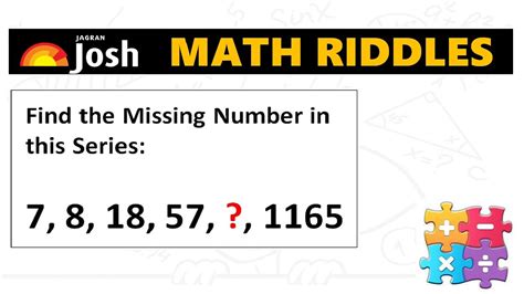 Math Riddles Can You Find The Next Number In These Math Puzzle Series