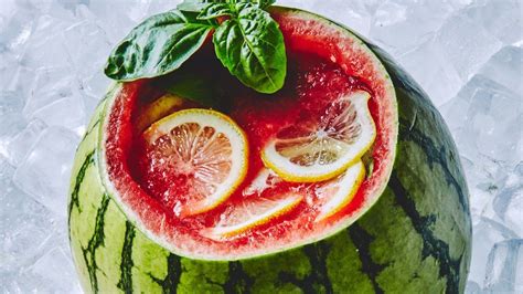 Tequila Watermelon Punch Recipe Watermelon Punch Watermelon