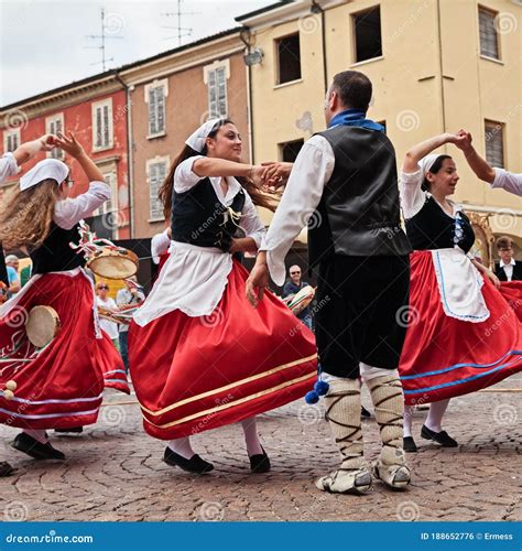 Folk Dance Ensemble Irizema From Bova Marina Calabria Italy Performs Traditional Dance