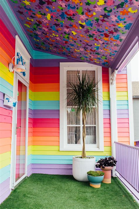 This 1930s Austin Bungalow Is A Magical Rainbow Inside And Out Bungalow