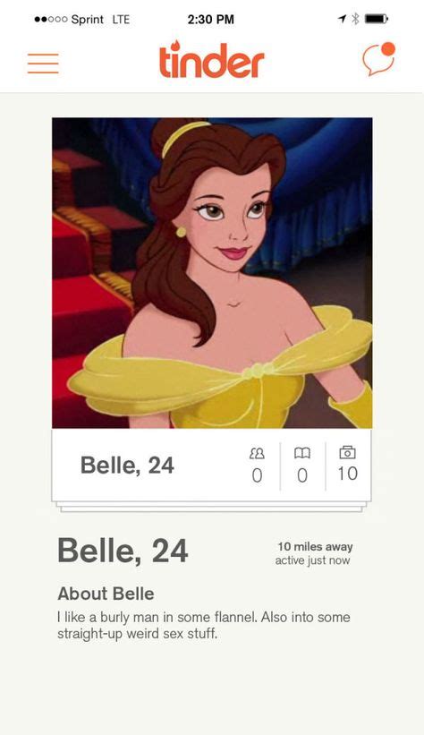 If Disney Princesses Had Dating Profiles Disney Pinterest Dating Profile Profile And Princess
