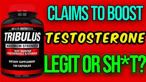 Do Testosterone Boosters Actually Work Tribulus Review For Testosterone Youtube