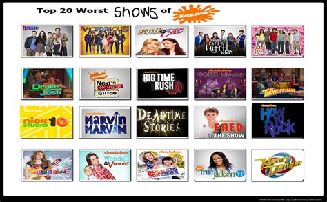 My Top 20 Worst Shows On Nickelodeon By Toongirl18 On Deviantart