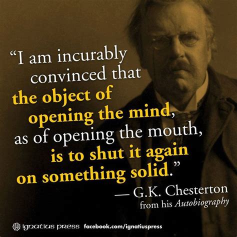 an open mind gk chesterton chesterton gk chesterton quotes