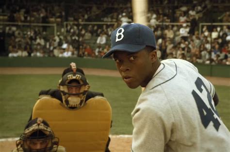42 climaxes at the apex of baseball legend jackie robinson's first season in a brooklyn dodger uniform. "42" Movie Review: Jackie Robinson, A True American Hero ...