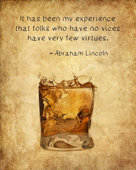 Abraham Lincoln Quote Whiskey Poster Bar Art Whiskey Print Etsy