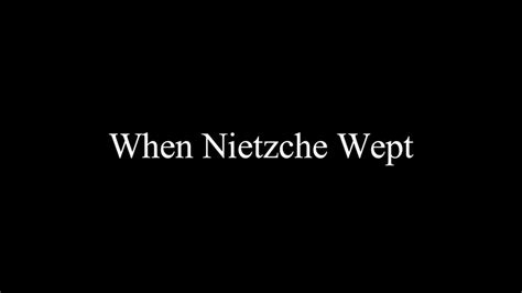 When Nietzsche Wept Trailer Arman Assante Ben Cross Youtube