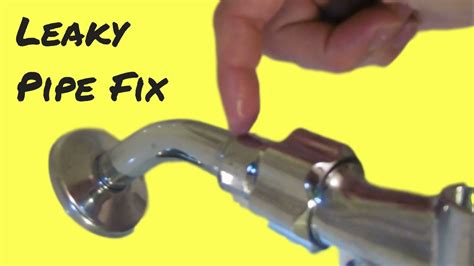How To Fix A Leaky Shower Head And Leaky Pipes Youtube